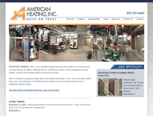 Tablet Screenshot of americanheating.net